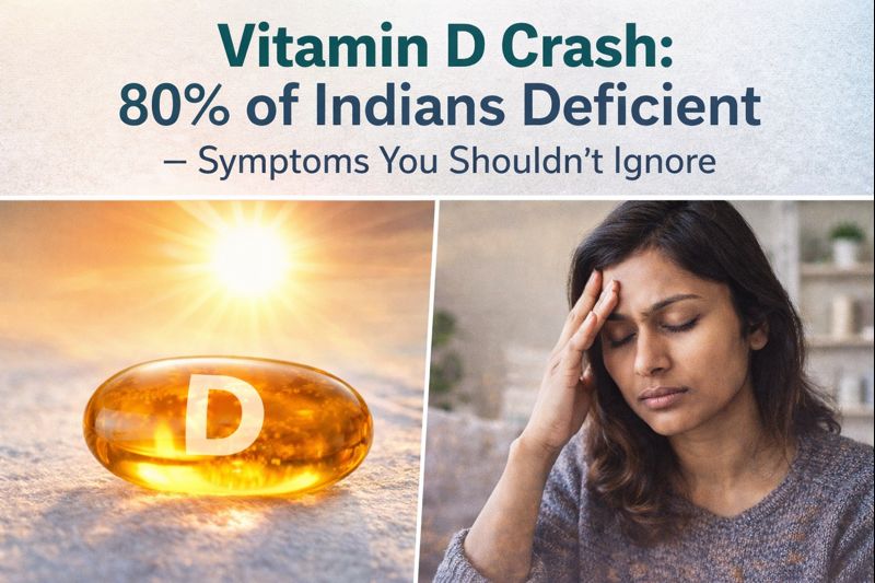 Vitamin D Crash: 80% of Indians Deficient – Symptoms You Shouldn't Ignore