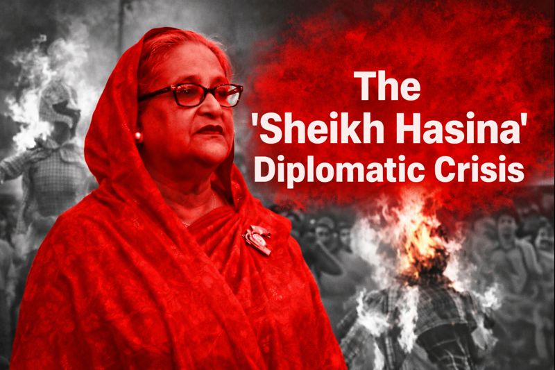 The 'Sheikh Hasina' Diplomatic Crisis: Effigies Burned in Dhaka Over Speech from Delhi