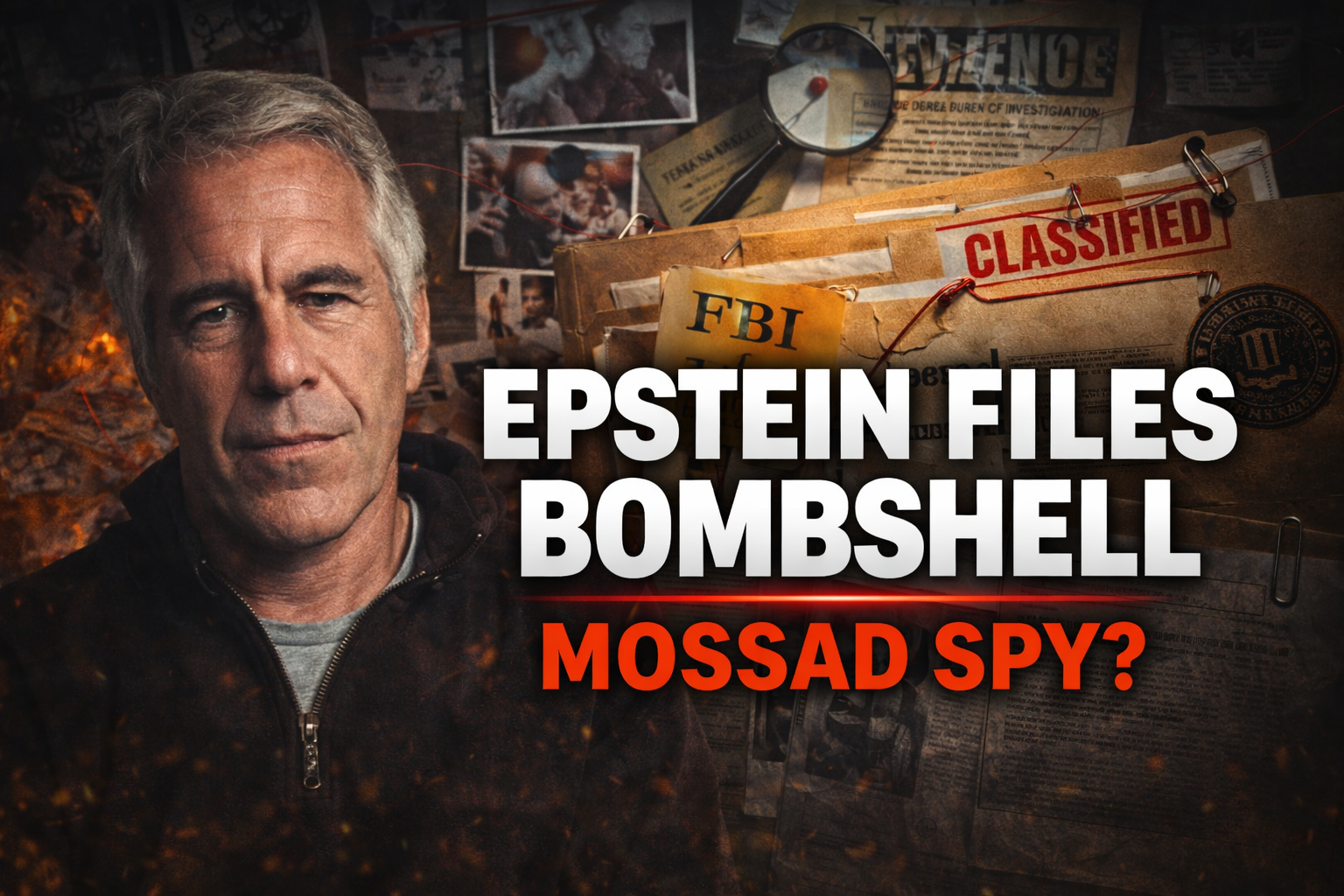 Epstein Files Explosive: FBI Alleges Jeffrey Epstein and Alan Dershowitz Tied to Mossad Operations