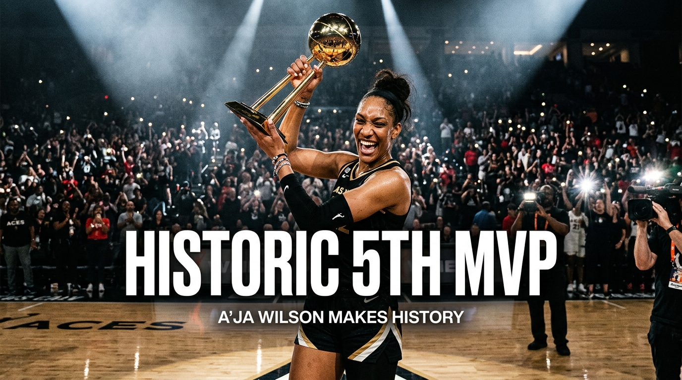 A'ja Wilson Claims Historic 5th MVP and Refuses Pregame Pageantry as Caitlin Clark Ballot Snub Ignites League Civil War