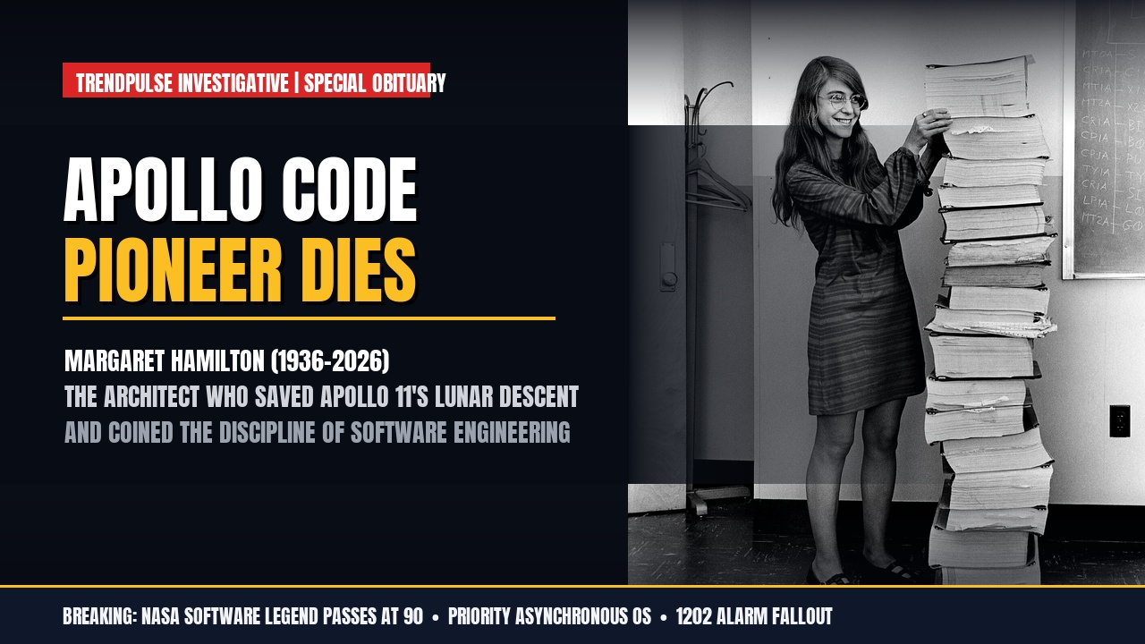 The Code That Saved the Moon: Why Margaret Hamilton's Passing Exposes the Fragility of Modern Software