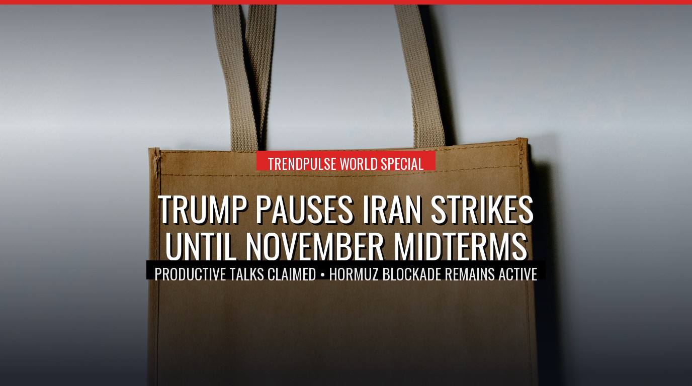 Trump Halts Direct Iran Strikes Until November Midterms Citing 'Productive Talks'—While Tightening Strait of Hormuz Chokehold